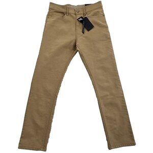 Vintage Genes Black Jeans Men's 32W 30L Brown French Terry Denim Stretch NWT